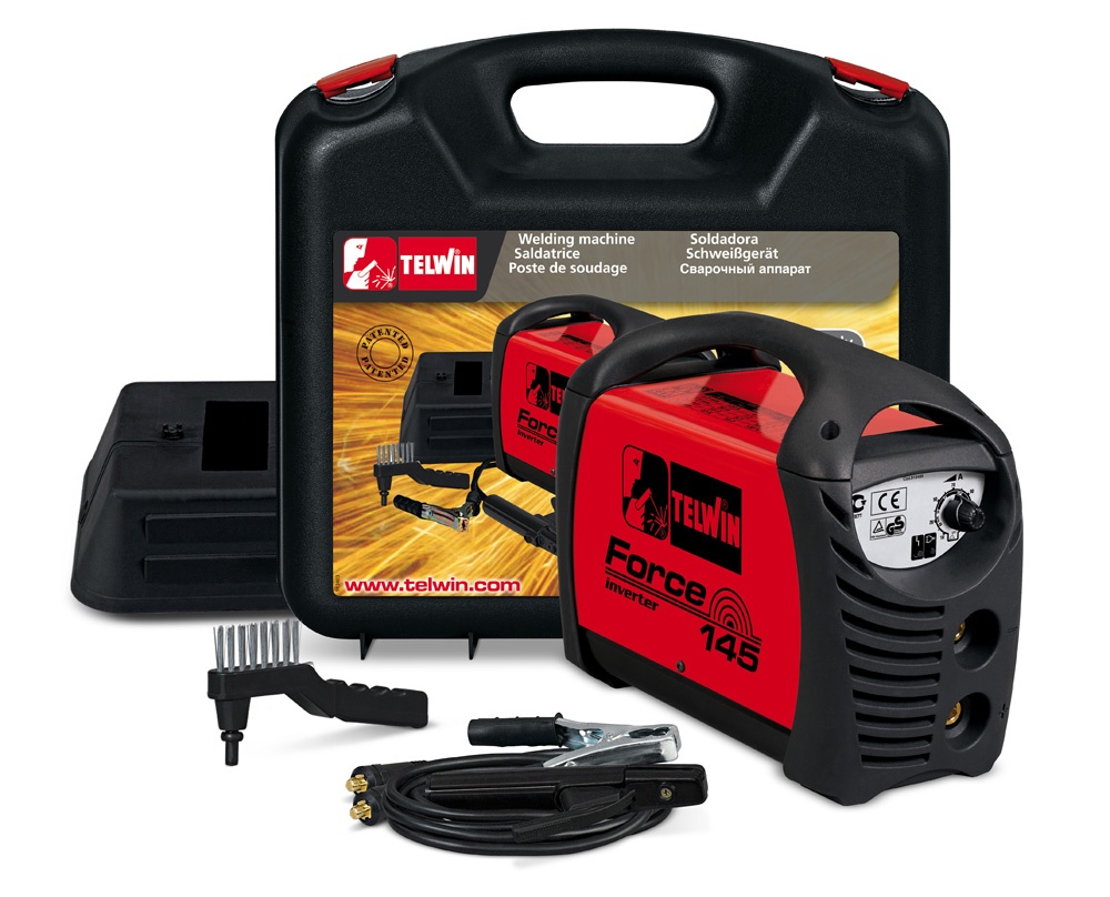 Force-145 - Зварювальний апарат з аксесуарами в пластиковому кейсі     815856