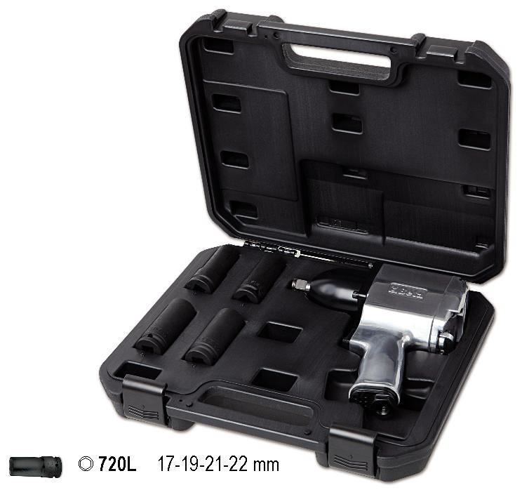 1927К4 - Набор головок и гайковерт в кейсе