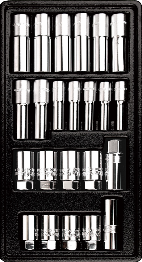 Набор удлиненных головок 3/8