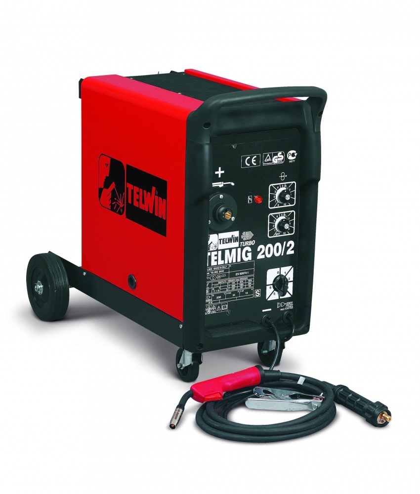 Telmig 200/2 Turbo - Зварювальний напівавтомат (230В) 35-220 А    821056