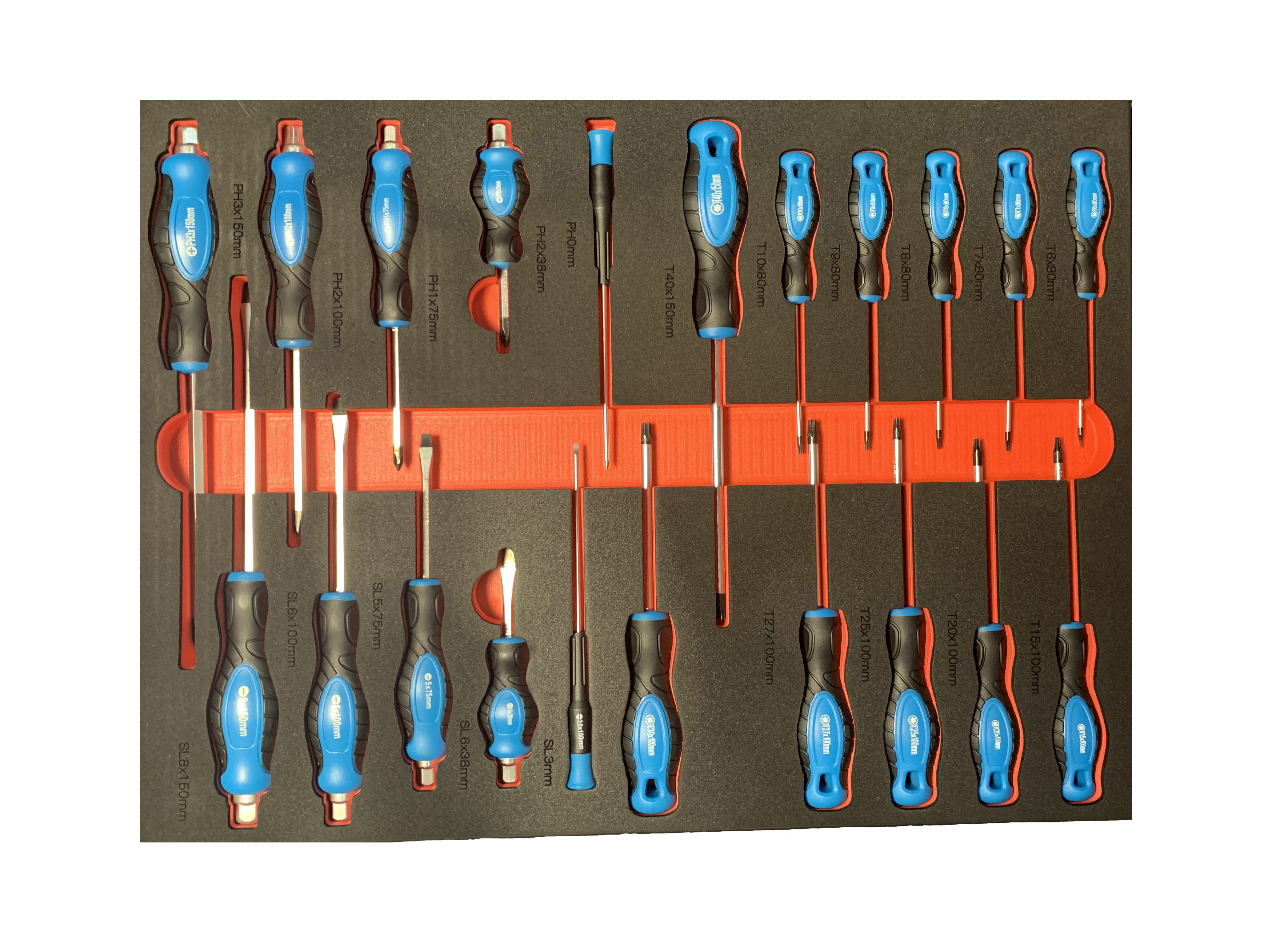Набор отверток ShiningBerg в ложементе 21 ед. (11822)