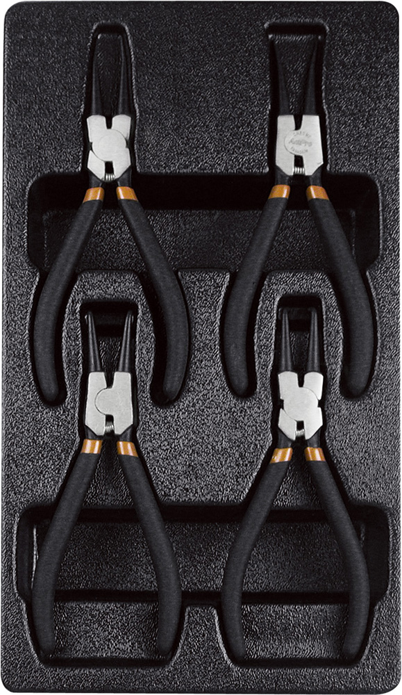 Набор клещей для снятия  стопорных колец , 4 предмета  T28953