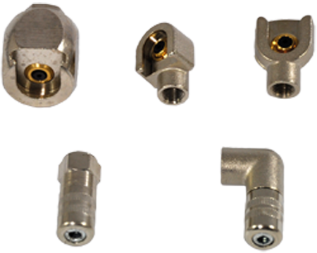 Головка з 3 зажимами і кутом 90