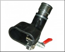 Filcar BGA-100-PM - Овальная резиновая насадка для двойной выхлопной трубы для шланга 100 мм