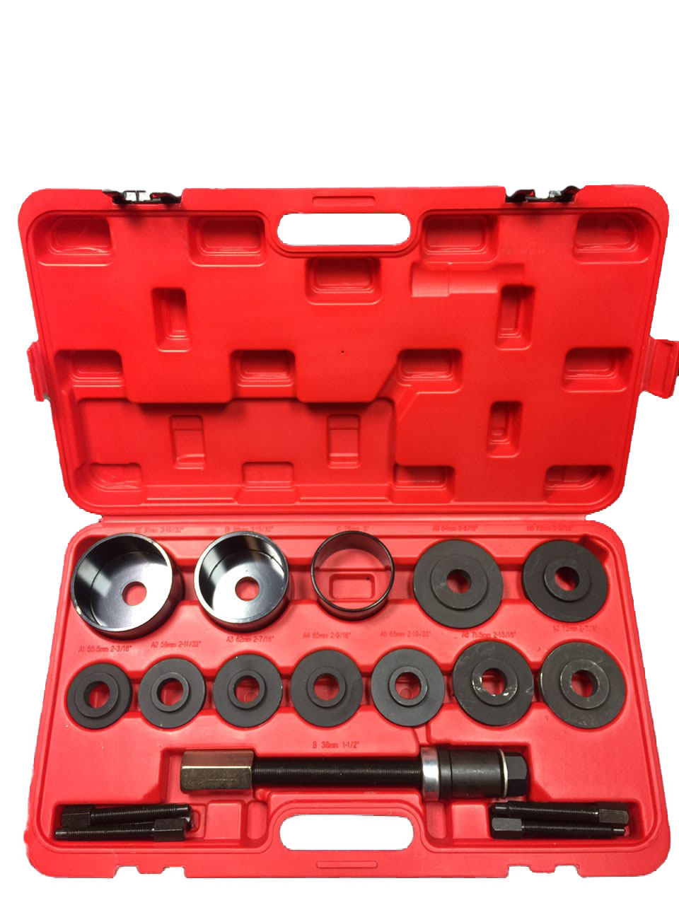 Набор для запресовки/выпресовки подшипников ступицы 19 предметов 1-D1021