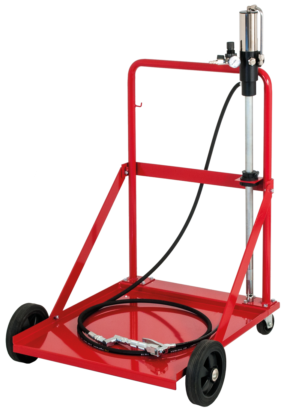 Установка для раздачи консистентных смазок под  тару 180-200 кг.