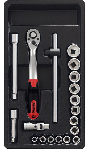 Набор головок и аксессуаров 3/8