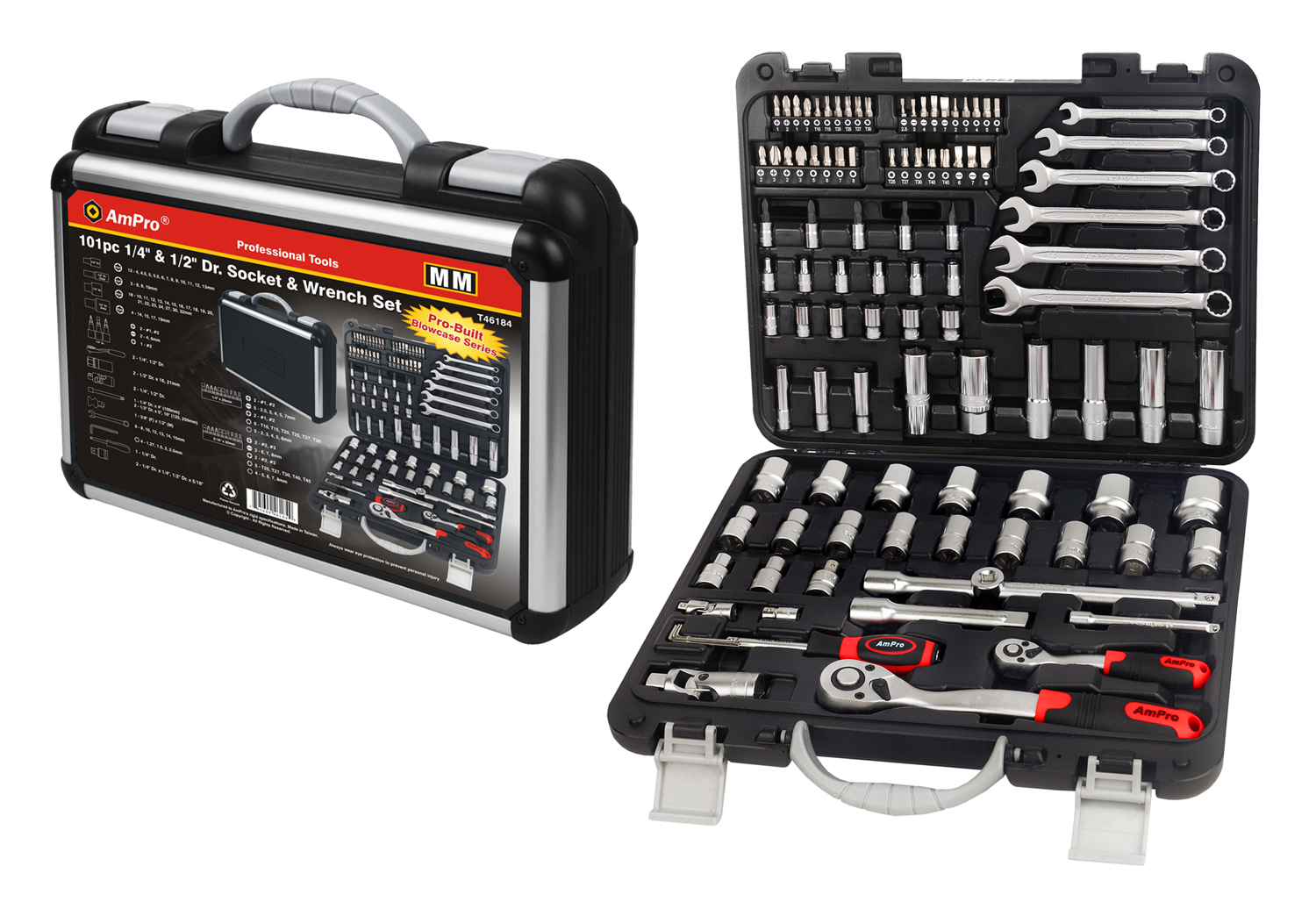 Набор головок и аксессуаров 1/4