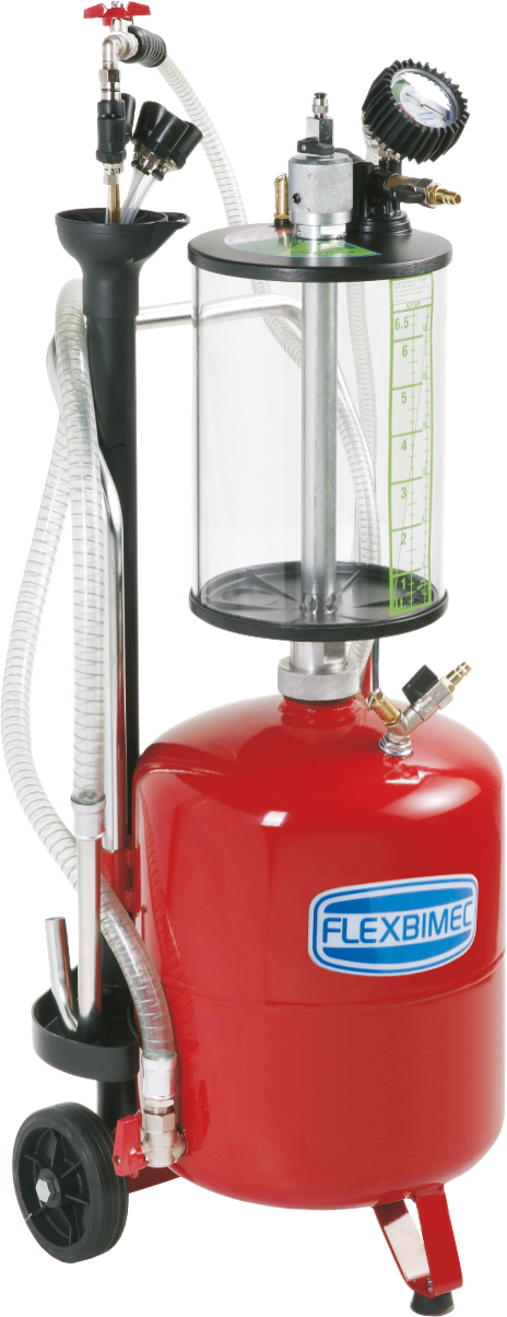 Установка вакуумного отбора масла емкостью 24л. с предкамерой 6,5л.