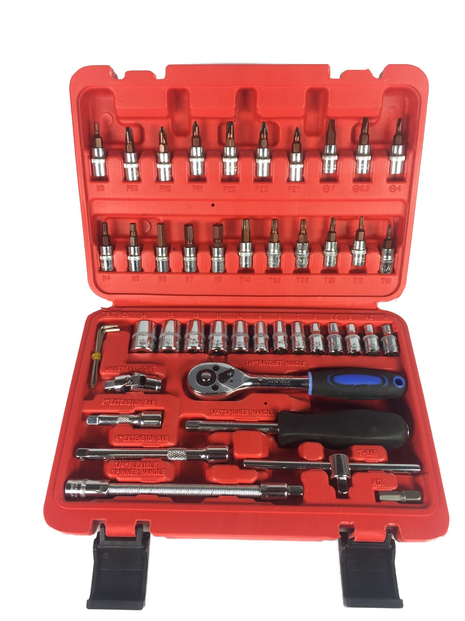 Набор инструмента 1/4  46 предмета 1-E1002