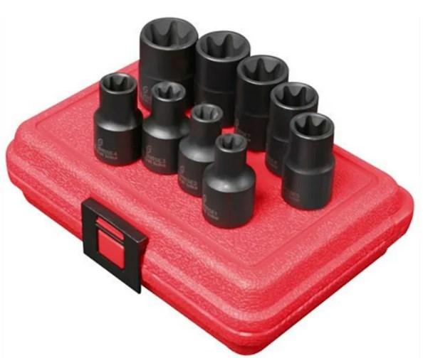 Набор головок E-профиль 1/2