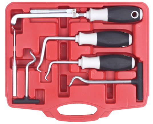 Набор из 6 демонтажных крючков для снятия сальников, уплотнительных колец 101562