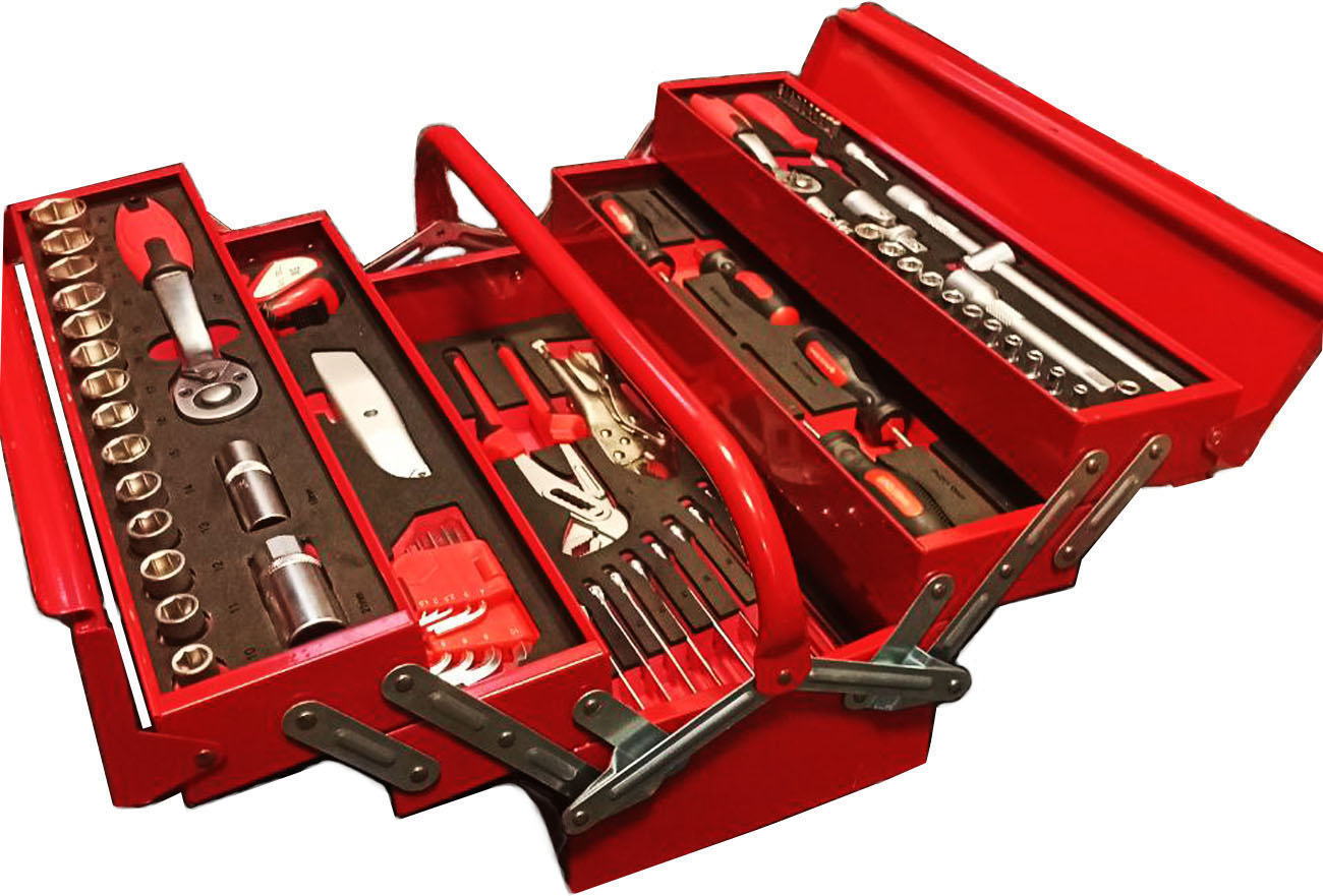 Набор инструмента ShiningBerg в металлическом ящике 88 ед. (10088)