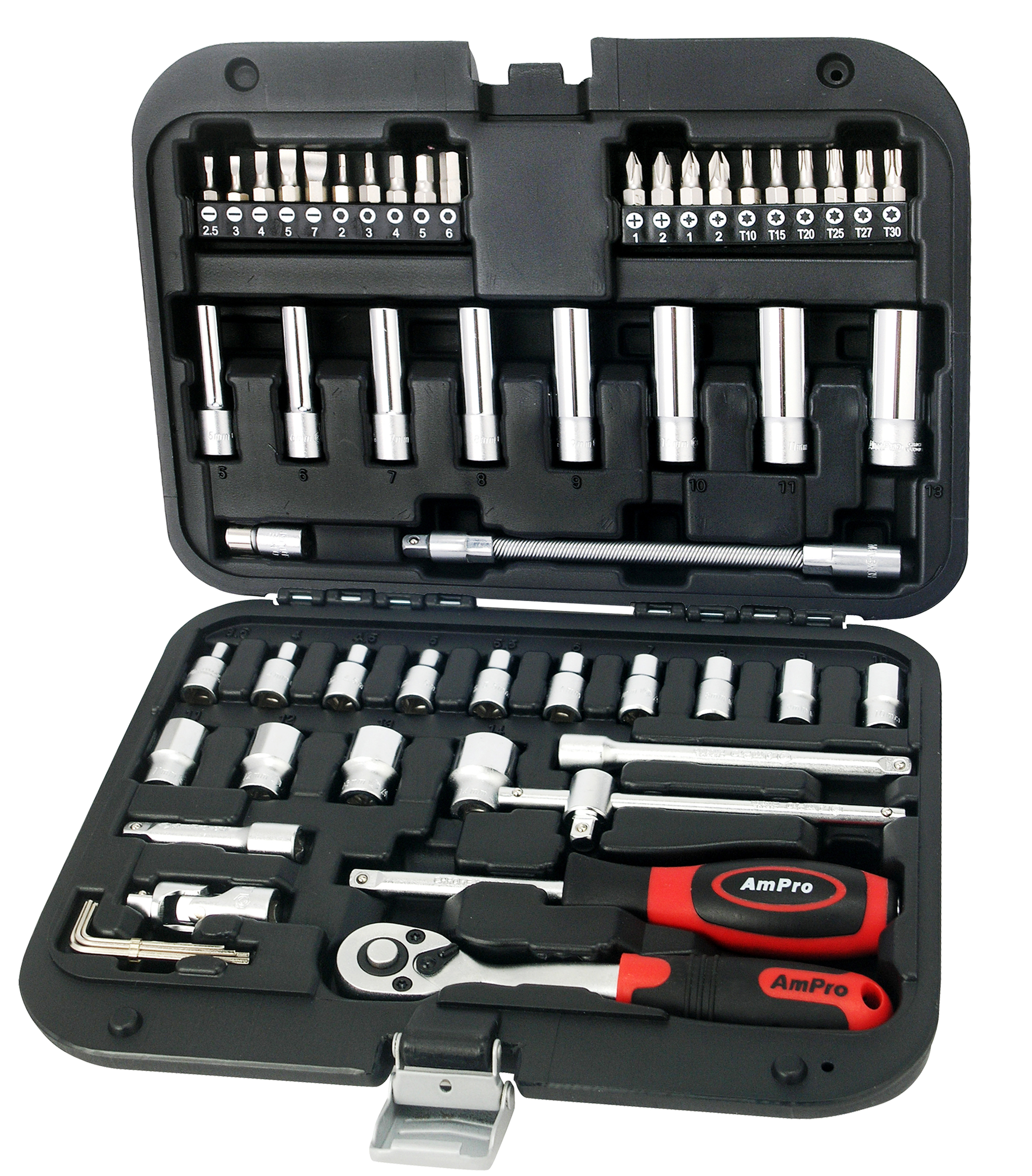 Набор головок и аксессуаров 1/4 