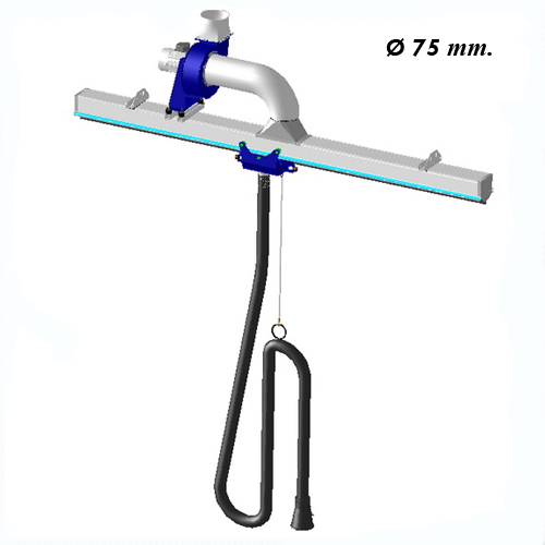 Filcar Ecosystem A12/1 - Рельсовая система для вытяжки выхлопных газов 12 метров