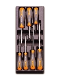 2424 T180-набор отверток в ложименте ,7 предметов