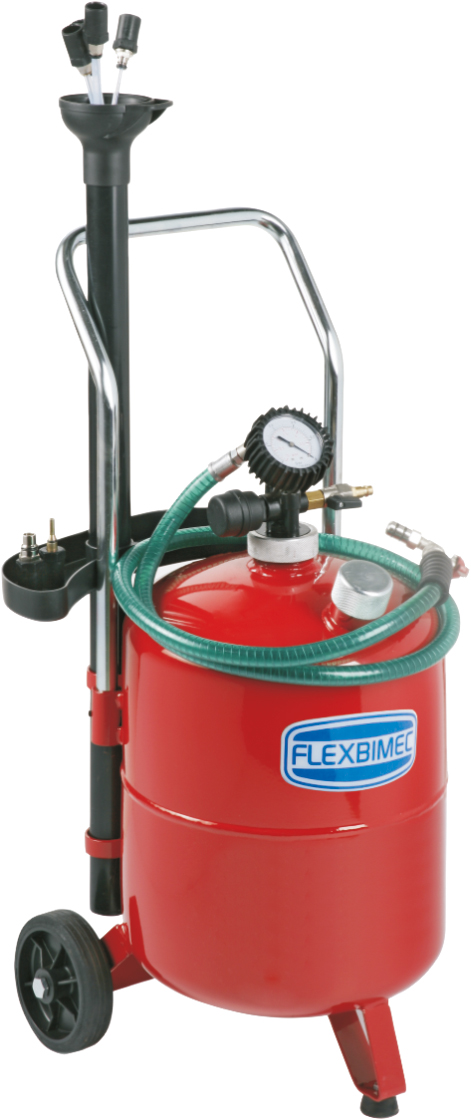 Установка вакуумного отбора масла емкостью 24л.