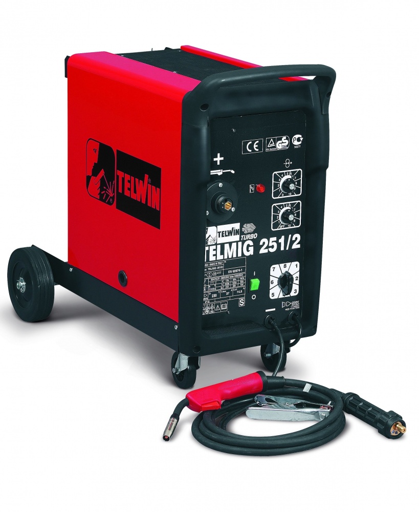 Telmig 251/2 Turbo - Зварювальний напівавтомат (230В) 30-240 А      821070
