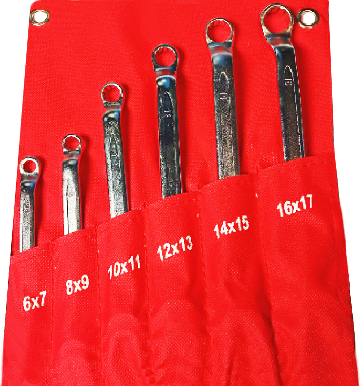Набор ключей накидных 6 предметов 6-17 мм NNK006 6-17