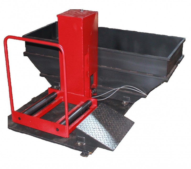 Ванна для проверки грузовых колес