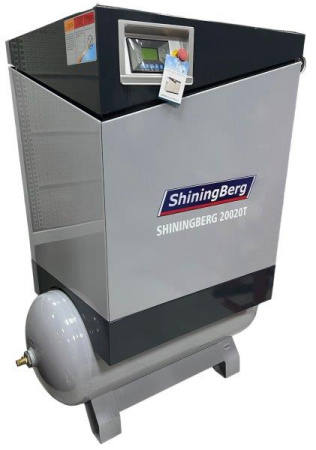 Винтовой компрессор ShiningBerg - 20T с 300 л ресивером