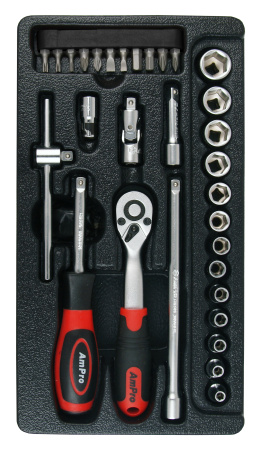 Набор инструмента 1/4 31 предмет в ложименте  T45033