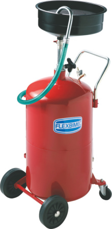 Установка cбора отбора масла емкостью 90л. с стальным сливом 10л.