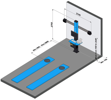 Стенд развал-схождение C880 HPA