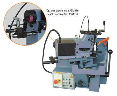 Дополнительный шлифовальный круг для обработки торца штока и фаски, ASM561