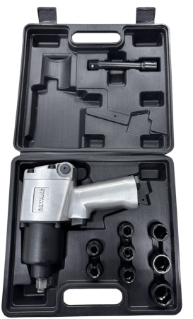 Ударный гайковерт с набором головок 1/2" 920 Нм
