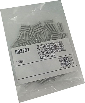 Комплект гвоздей с резьбой AI M4x16, 100 шт.