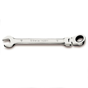 142SN - Ключ рожково накидний з поворотною головкою 22х22 мм.