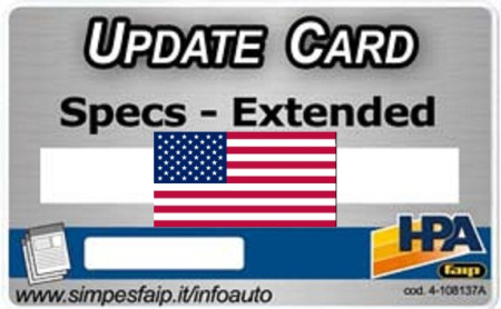 Ключ для базы данных для стендов С880 ДЛЯ РЫНКА АМЕРИКАНСКИХ АВТО