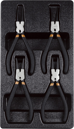 Набор клещей для снятия  стопорных колец , 4 предмета  T28953