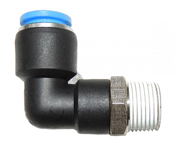 Угловой штуцер с быстросъемом для педальной раздатки