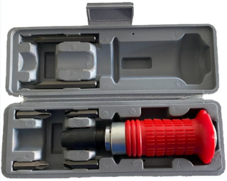 Отвертка ударно-поворотная с битами 6 шт 113046