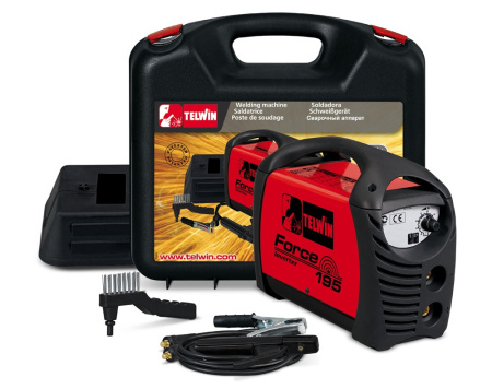 Force-195 - Зварювальний апарат з аксесуарами в пластиковому кейсі      815859