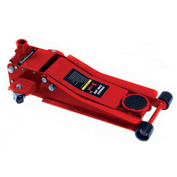 Домкрат подкатной 3т низкий профиль двухштоковый 75-500 мм 1TFJ2532LD