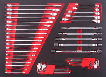 Набор ключей комбинированных ShiningBerg ложементе 47 ед. (11906)