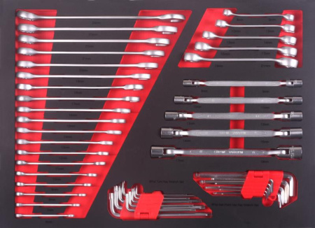 Набор ключей комбинированных ShiningBerg ложементе 47 ед. (11906)