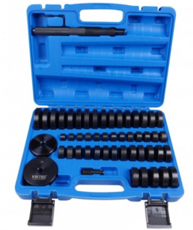 Набор оправок для выпрессовки подшипников, втулок, сальников 18-65мм (шаг 1мм) 51ед.