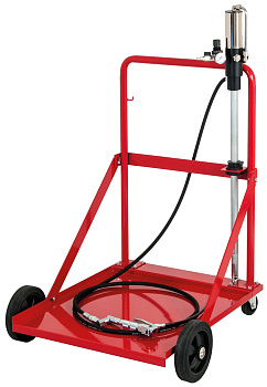 Установка для раздачи консистентных смазок под  тару 180-200 кг.