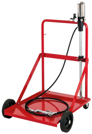 Установка для раздачи консистентных смазок под  тару 180-200 кг.