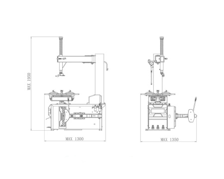 Шиномонтажный станок 220V 10-24" ShiningBerg T524E