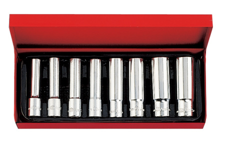 Набор головок удлиненных 1/2" (12-23 мм) 8 предметов  T45400