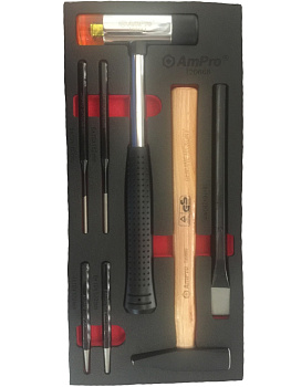 Набор ударного инструмента в ложементе , 7 предметов T20668