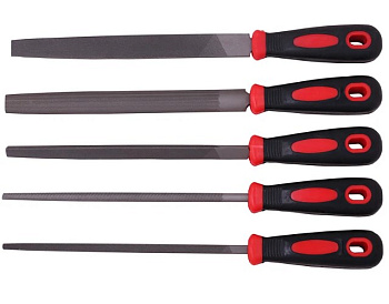 Набор напильников по металлу, 5 предметов 11097