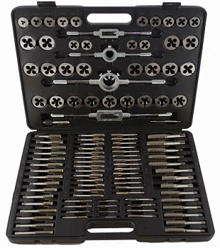 Набор метчиков и плашек 110 шт 113736C