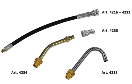 Шлланг переходник для наконечника централизованой смазки