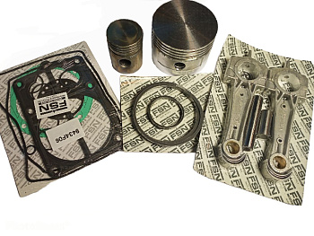 Ремонтный набор  BK 120-прокладками, в комплекте один  поршень,шатуны,пальца и кольца